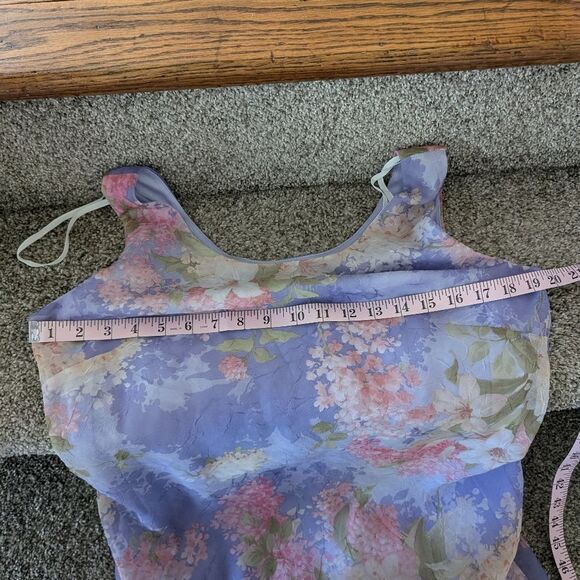 Vintage R&K Originals Cottagecore Fairycore Floral Midi Dress Size 10 - Picture 7 of 8